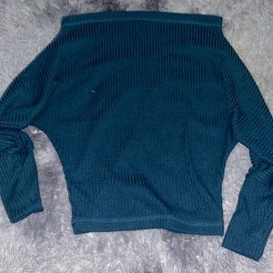 Off the shoulder long sleeve